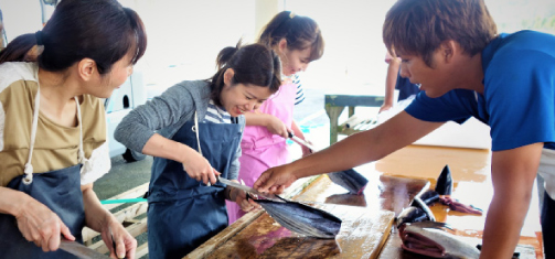 魚さばき体験＆ランチ