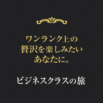 ワンランク上の贅沢を楽しみたいあなたに。ビジネスクラスの旅