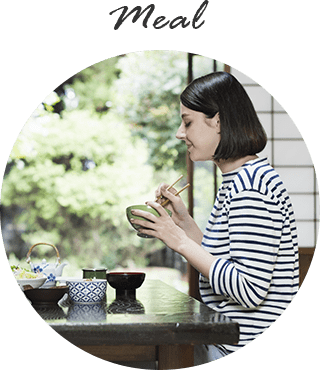 滞在中の食事方法(イメージ)