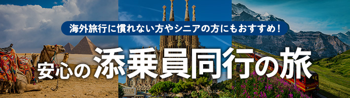 海外添乗員同行の旅