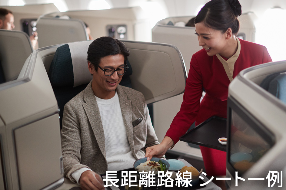 長距離路線ビジネスクラス（イメージ）