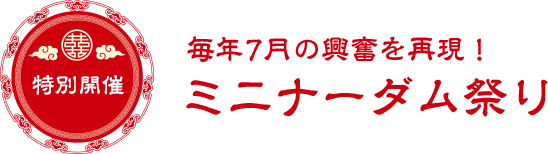 特別開催　毎年7月の興奮を再現！ミニナーダム祭り