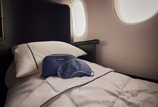 デルタ航空ビジネスクラス シート一例