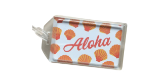 【Matsumoto Studio】ALOHA SUNRISE SHELLS LUGGAGE TAG