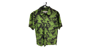 【DAVID SHEPARD HAWAII】 MENS HAPUU TREE FERN ALOHA SHIRT　 Sサイズ