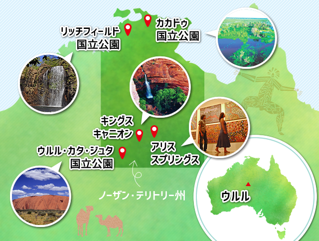 エアーズロック地図