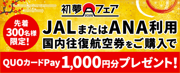 初夢フェア　QUOカードPay　プレゼント