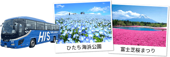 関東発日帰りバスツアー