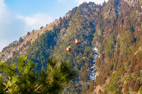 御在所ロープウエイ（菰野町）