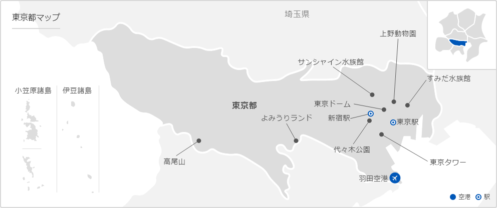 東京の地図