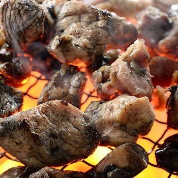 鶏の炭火焼