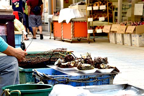 呼子の朝市（唐津）