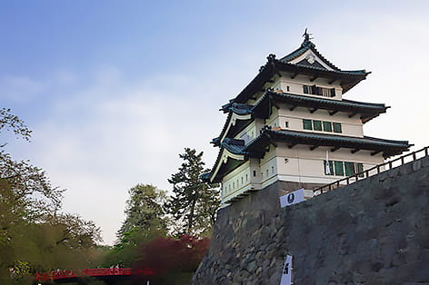 弘前城・鷹岡城・高岡城（弘前市）