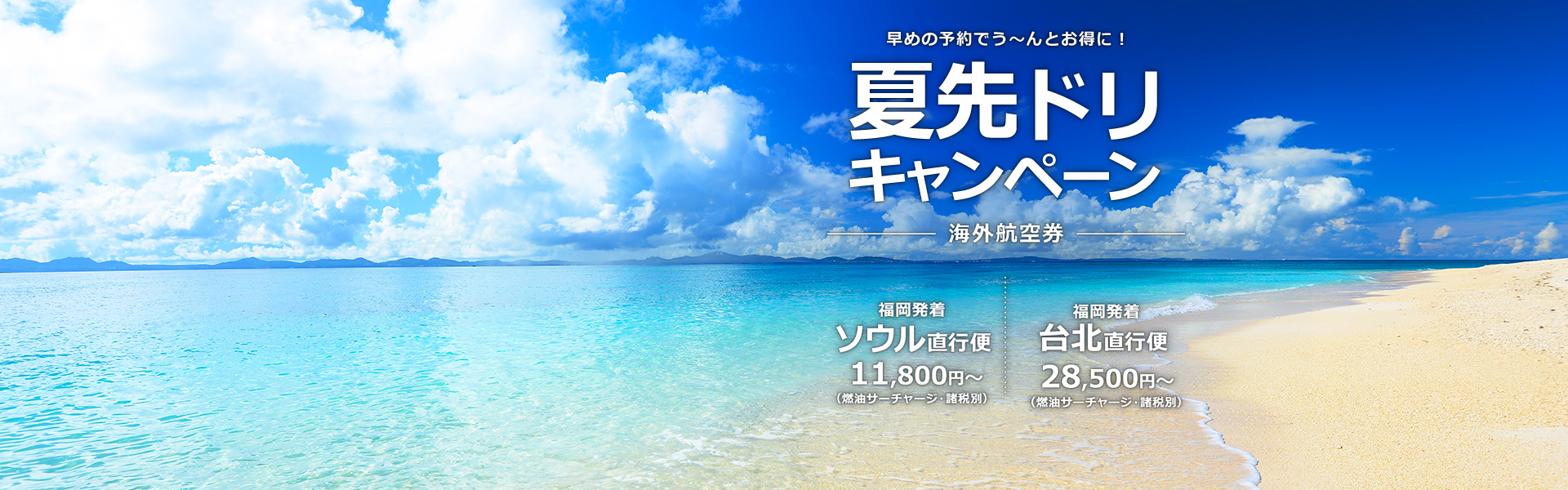 夏先ドリキャンペーン_海外航空券