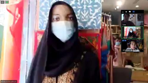 ドバイの中世の街並みにタイムスリップしたよう