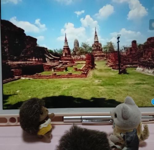 常夏？の アユタヤ遺跡