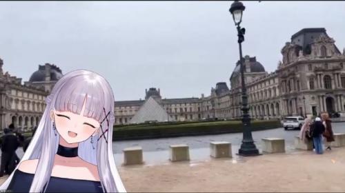 はしゃぐシェリーさんと素敵なパリ