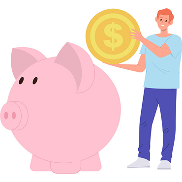 イラスト 預ける