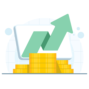 イラスト 増える・受取る