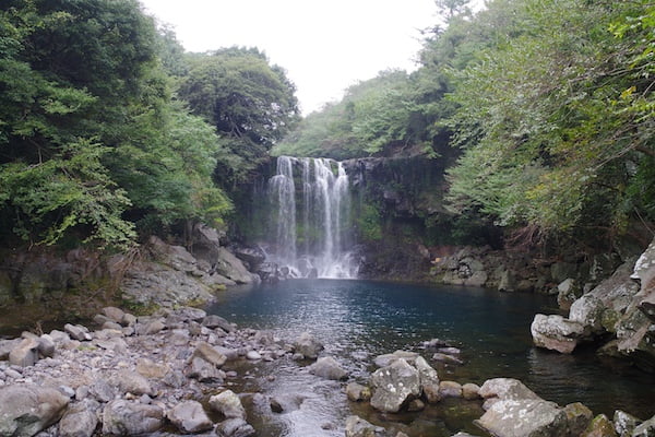 天帝淵の滝