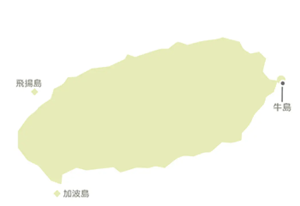済州島（チェジュ島）のマップ