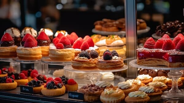 目でも楽しめるフランス菓子