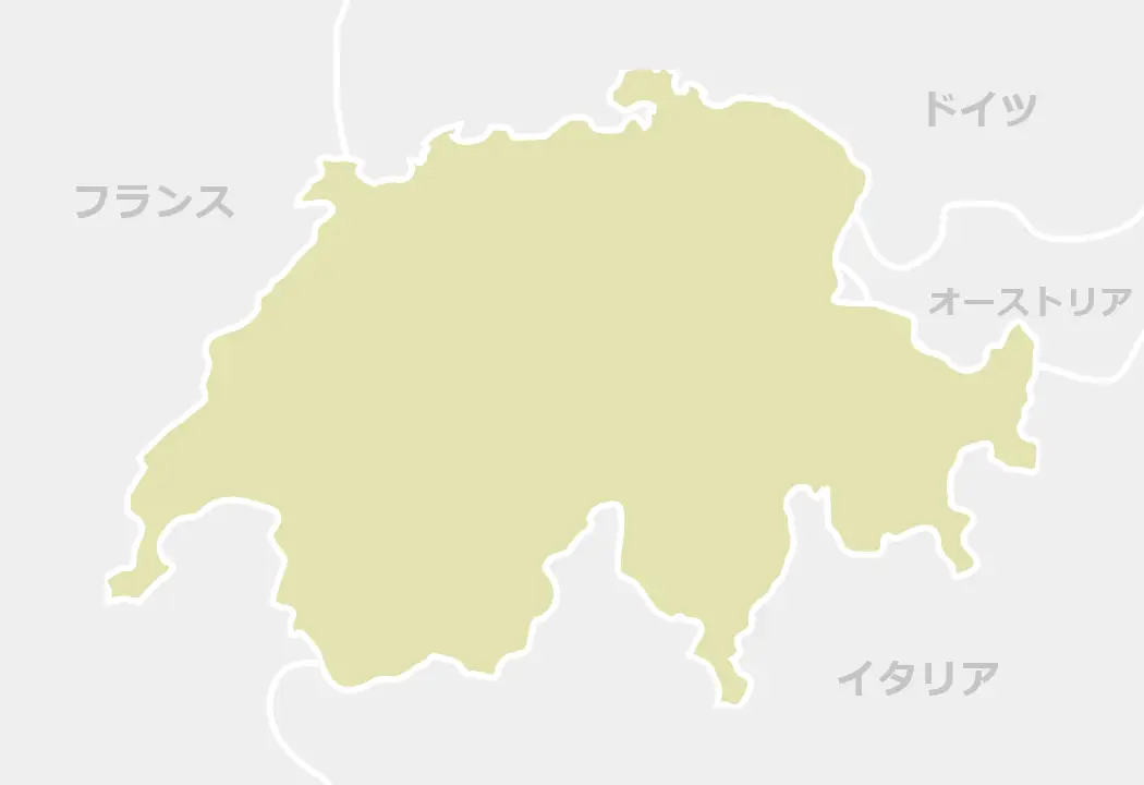 スイスのマップ