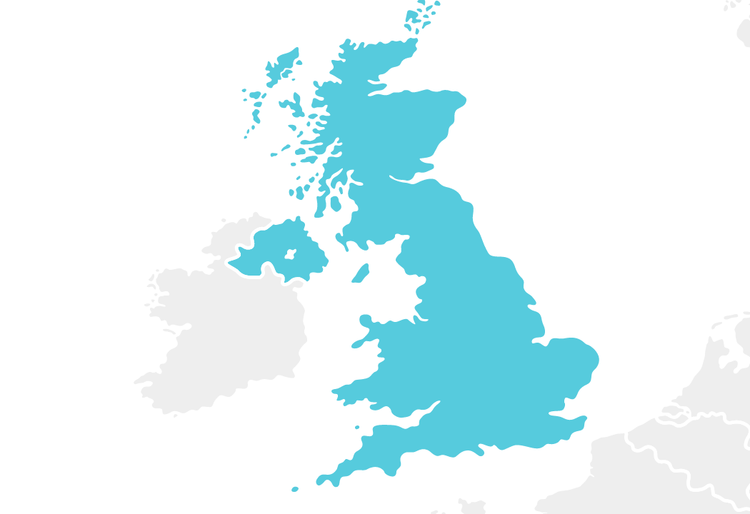 イギリスのマップ