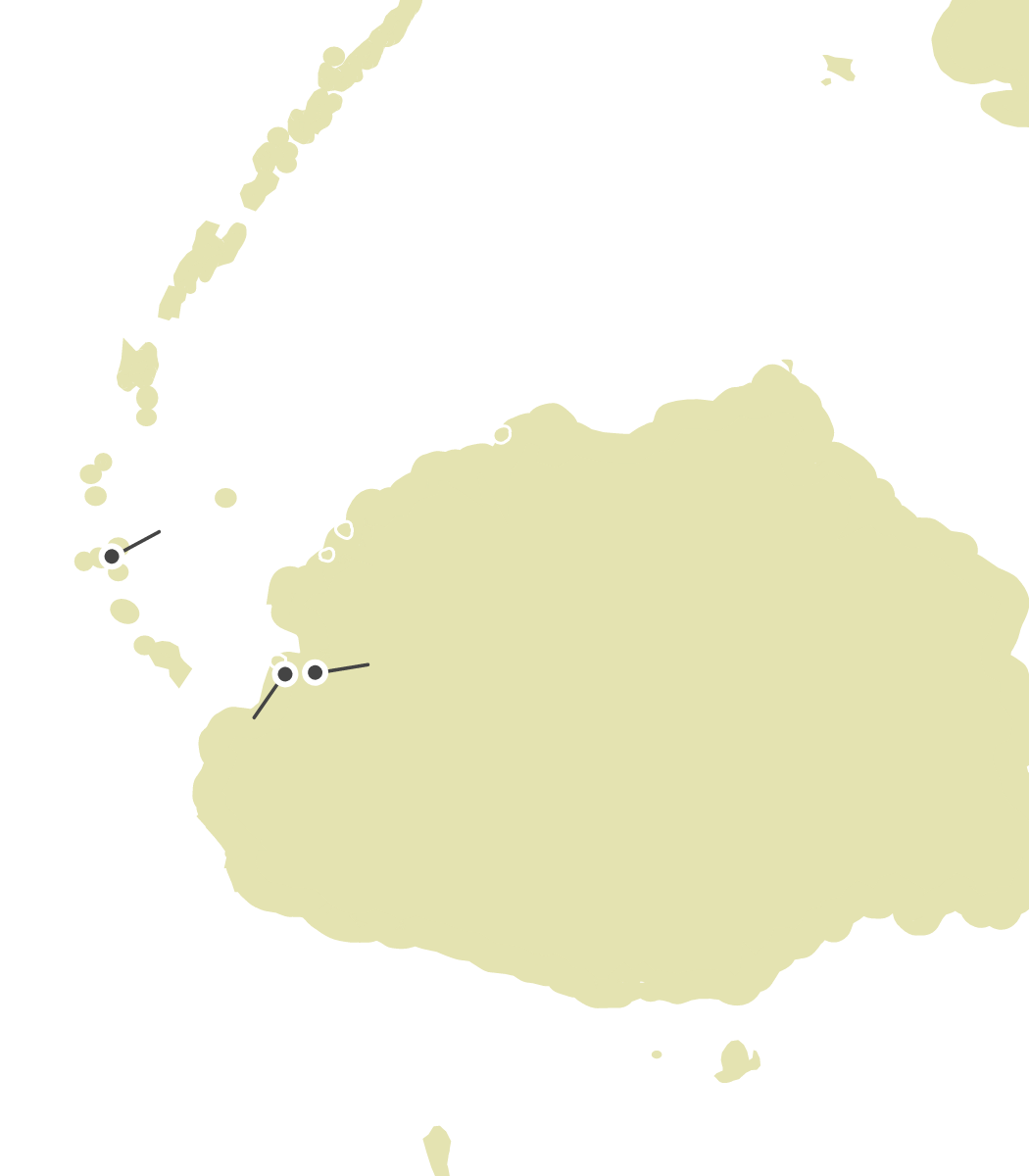 フィジーのマップ