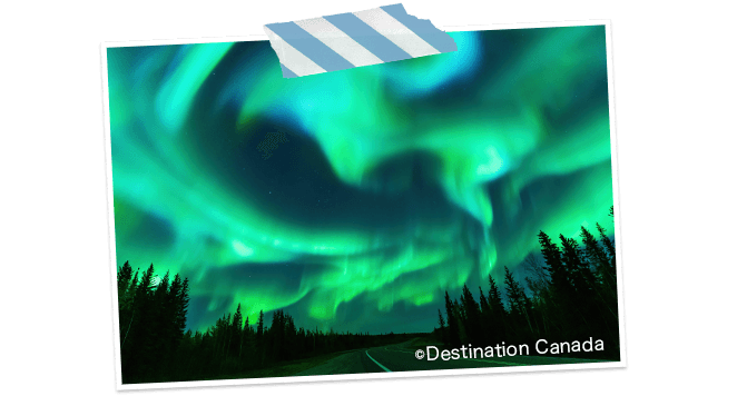 夏秋もオーロラ観賞が可能(イメージ)