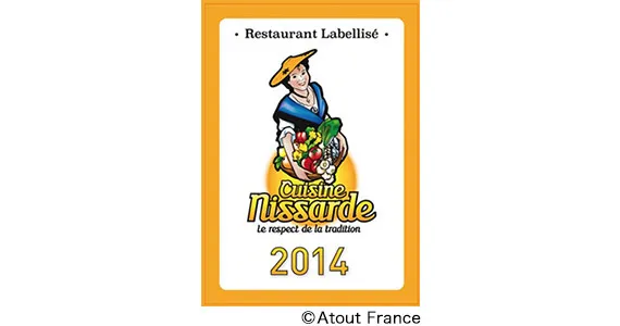 ニースの伝統料理店ラベル