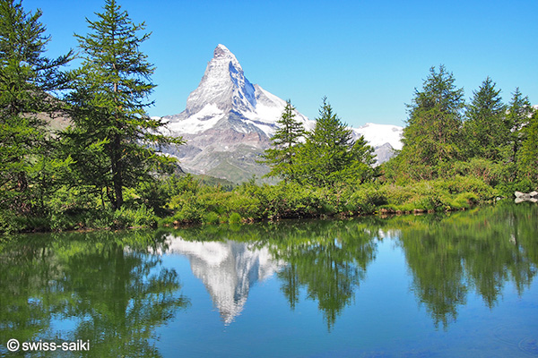 湖に映るマッターホルン(イメージ)
