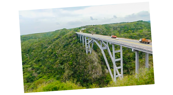 全長キューバ1位の橋(イメージ)