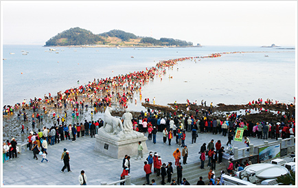 神秘の海割れ祭り