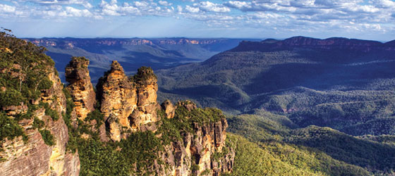 世界自然遺産ブルーマウンテンズ国立公園(イメージ)