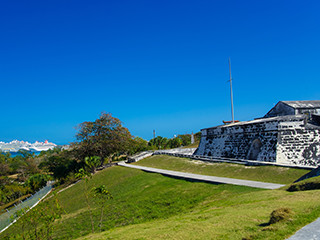 1793年に島を守る為にイギリスが建てた砦の1つ