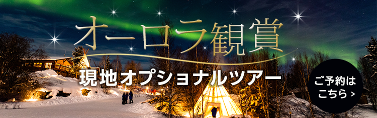 オーロラ観賞現地オプショナルツアーはこちら