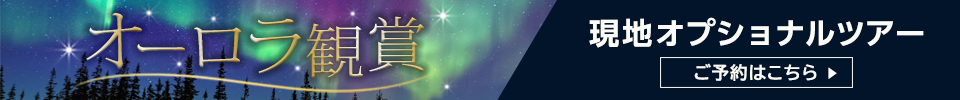 オーロラ観賞現地オプショナルツアーはこちら